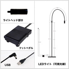画像をギャラリービューアに読み込む, LEDまつ毛エクステ専用ライト ※受注発注商品
